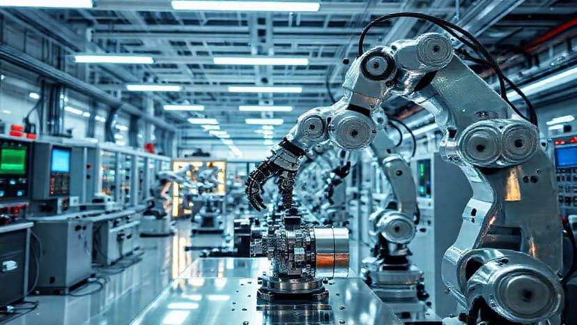 高精度工业机器人实验室